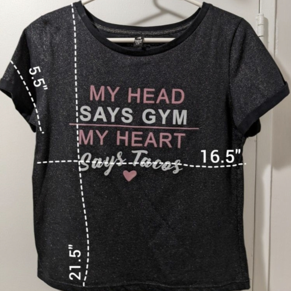 Black shinny blouse